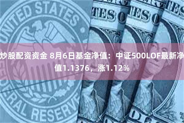 炒股配资资金 8月6日基金净值：中证500LOF最新净值1.1376，涨1.12%