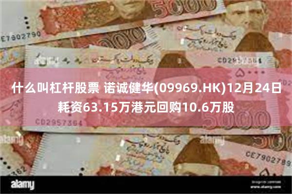 什么叫杠杆股票 诺诚健华(09969.HK)12月24日耗资63.15万港元回购10.6万股