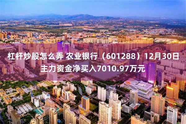 杠杆炒股怎么弄 农业银行（601288）12月30日主力资金净买入7010.97万元